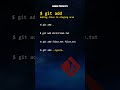 3. 📝⚡ Git basics commands: git add @LinuxTechTV pro Git