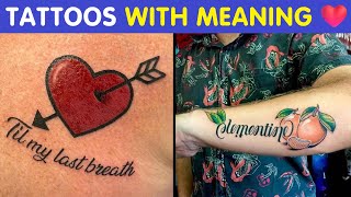Beautiful Wholesome Tattoos That Tell Powerful Personal Stories ❤️