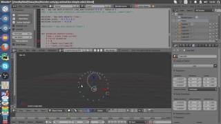 Blender ODE visualization (Python 3.5) - p1