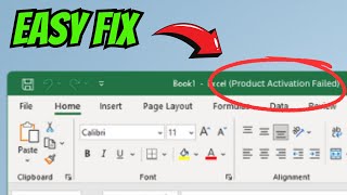How to FIX Product Activation Failed Error  in Microsoft Office (EASY)