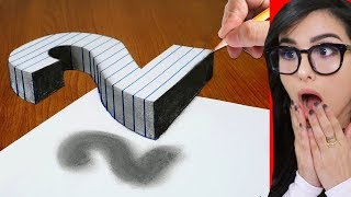How To Draw 3D ART illusion On Paper