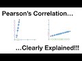 Pearson's Correlation, Clearly Explained!!!