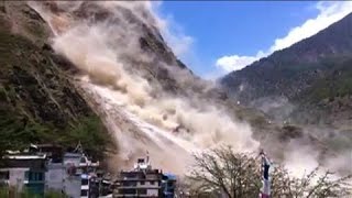 Nepal Earthquake Triggers Rockslide