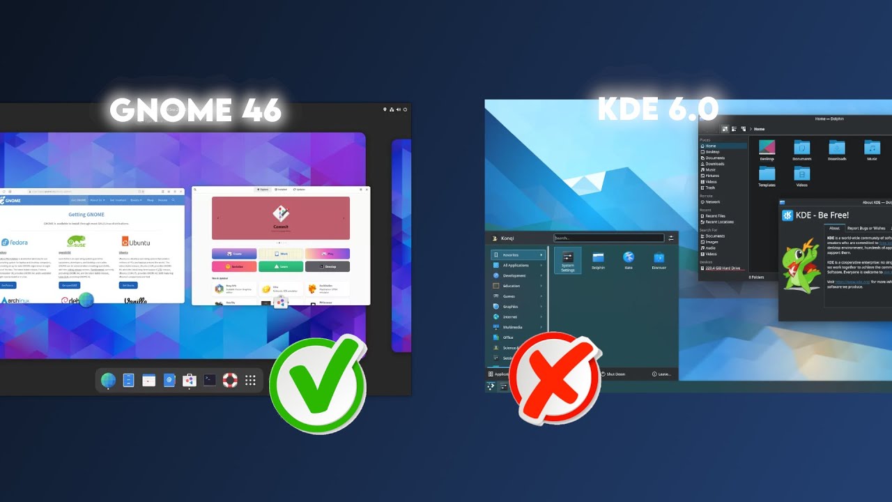Gnome Vs Kde In 2024 What Is The Better Desktop Environment Youtube