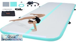 VEVOR Gymnastics Air Mat 4 inch Thickness Inflatable Gymnastics Tumbling Mat Tumble Review