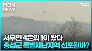 서부면 4분의 1이 탔다…홍성군 특별재난지역 선포될까?[굿모닝 MBN]