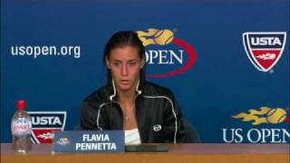 2009 US Open Press Conferences: F. Pennetta (Third Round)