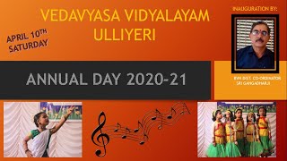 ANNUAL DAY 2021 VEDAVYASA VIDYALAYAM ULLIYERI