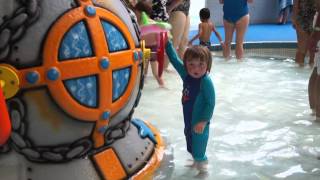 Toddler Play with Hippo Waterball