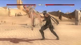 DOA5U OT2013-14 大阪予選 準々決勝 ゆかし(リュウ・ハヤブサ)－フズバット(かすみ)