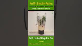 Apple Berry Green Detox Smoothie Recipes For Weight Loss #shorts