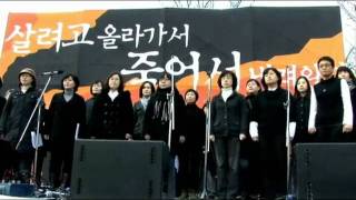 평화의 나무 합창단(Peace Tree Chorus) - 임을 위한 행진곡