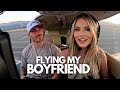 My first time flying my boyfriend as a pilot 👩‍✈😳