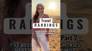 Travel Rankings Part 2