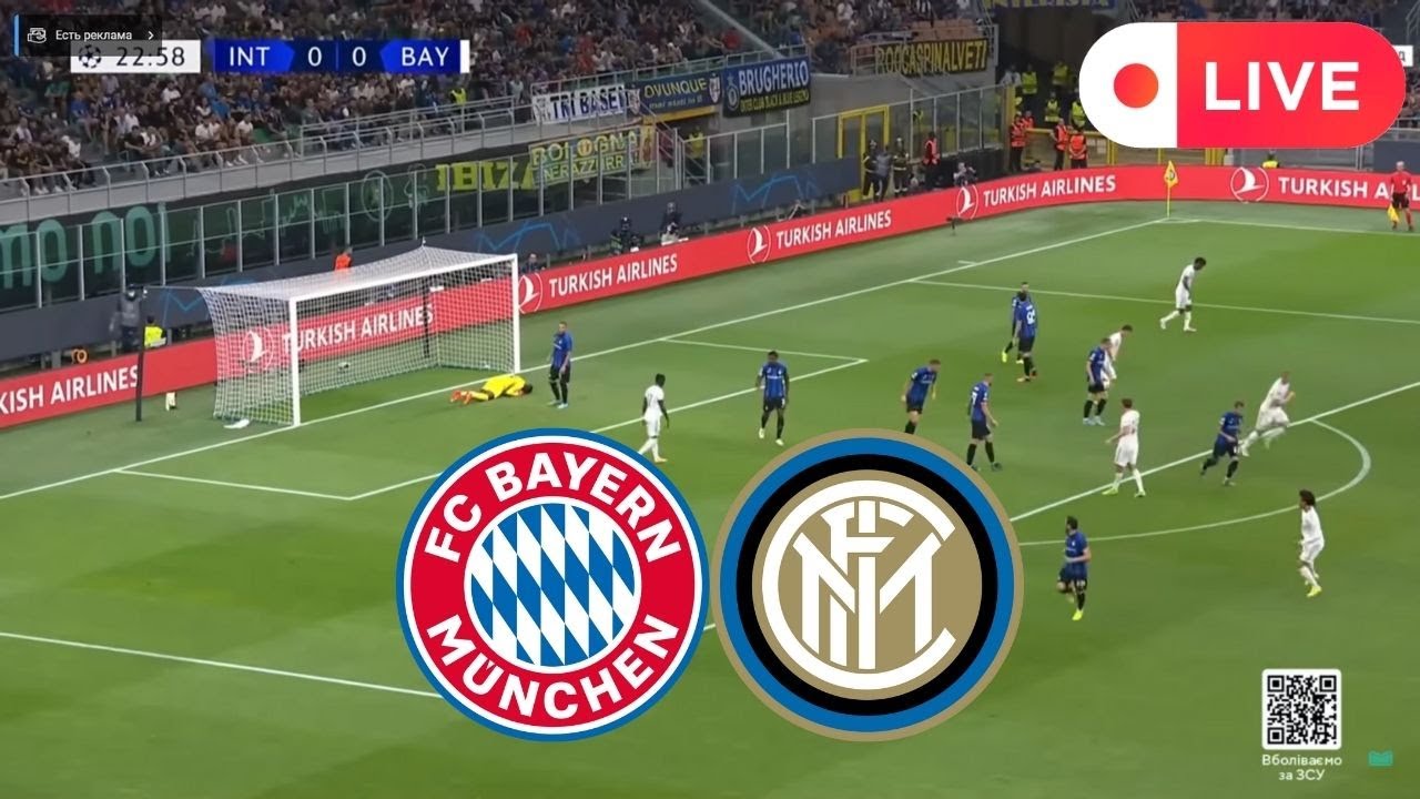 Bayern Munich Vs Inter Milan LIVE | UEFA Champions League 22/23 | Match ...