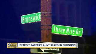 Detroit rapper's aunt killed in shooting