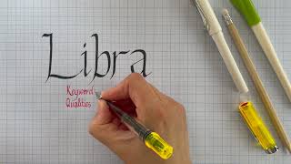 Beautiful handwriting Zodiac Sign | Libra | handwriting | English | neat handwriting | Calligraphy