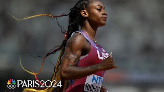 Sha'Carri Richardson throws it down in 100m World Championships debut; on to the semis | NBC Sports
