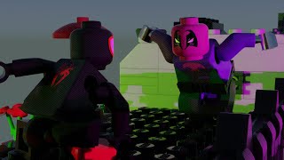 Miles Morales vs Prowler - LEGO Blender 3D Animation