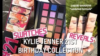 👑 KYLIE BIRTHDAY 🎂 COLLECTION 21ST REVEAL + SWATCHES [from KJ IG Story]