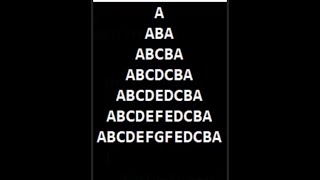 Alphabet Triangle in c || pattern programing