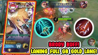 BRODY BUFF? TIDAK BERLAKU UNTUKKU! BAWA BAPAK DEMI MENANG LANE? | Top Global Lesley Build Tersakit