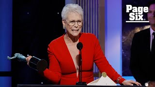 Jamie Lee Curtis hits back at ‘nepo baby’ jokes at 2023 SAG Awards | Page Six Celebrity News