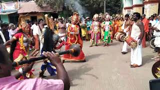 Mayiladuthurai Mariamman temple festival dance | cauvery lakadam