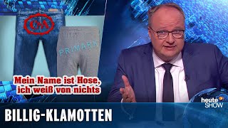 Hauptsache billig! Den Preis für unsere Klamotten zahlen andere | heute-show vom 12.06.2020