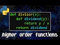 Python higher order functions 👑