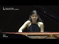 reid kiana 1st stage the 12th hamamatsu international piano competition