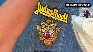 How to use our embroidered patch repair kit video by Pethaus