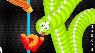 Slither.io Worms Zone top1 WORLD Recode Epic Gaming Earth TV vs Slither Snake aker por ake attack
