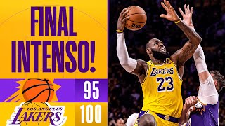Os 5 minutos finais ABSURDOS entre Lakers e Suns!
