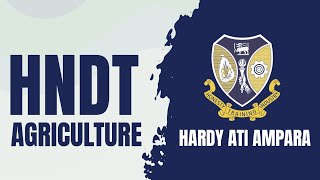 Benefits of studying HNDT Agriculture at Hardy ATI Ampara - SLIATE