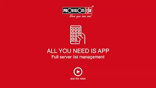 PROVISION CAM 2 All you need is app