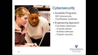 Computer Science, Cybersecurity, Information Systems Engineering Information Session: Fall 2017