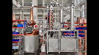 DYE 300L Distillery Still Test Run Whiskey Gin Rum Brandy Distiller Factory Video