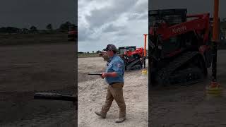 Testing a Kubota SVL75 track loader