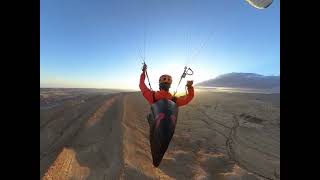 Fields of Gold - Paragliding Israel Maktesh Gadol Yeruham Negev Desert