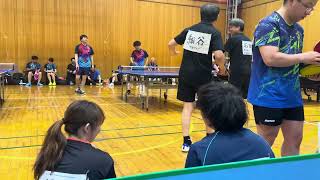 第24回Esperanzaダブルス卓球大会　2024年5月26日　男子Aクラス　優勝組vs第三位組戦