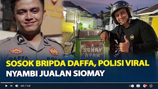 Sosok Bripda Daffa, Polisi Viral Nyambi Jualan Siomay, Dikira Intel Lagi Nyamar