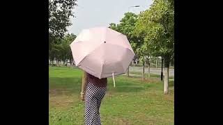 Umbrella Pink Mini Travel Umbrella, Portable Lightweight Compact Parasol with 95% UV Protection