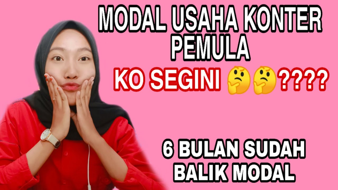 MODAL BUKA USAHA KONTER | SHARING PENGALAMANKU - YouTube