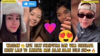 Wadidaw🤭 live billy syahputra dan vika terbaru beberapa menit lalu, yg katanya mau jalan2 dulu jon