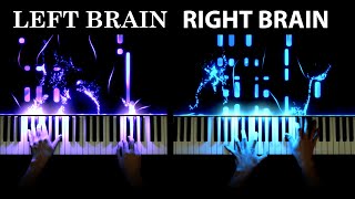 Chopin - Prelude in E Minor (Left Brain Vs. Right Brain)
