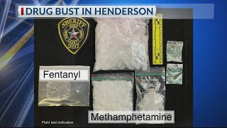 Henderson man arrested for possession of suspected meth, fentanyl