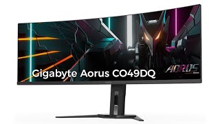 Gigabyte Aorus CO49DQ monitor: First Look - Reviews Full Specifications