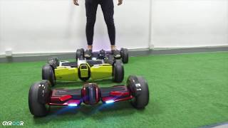 Gyroor F1 Hoverboard testing