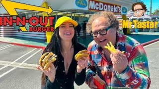 McDonald's VS In-N-Out, Sandwich Food Tour in LA